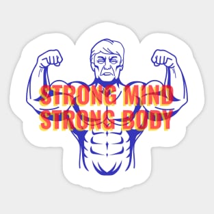 STRONG MIND STRONG BODY Sticker